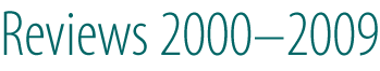 Reviews 2000-2009