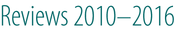 Reviews 2010-2016